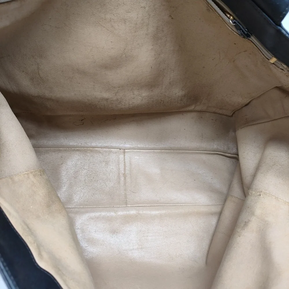 Chanel Tote Bag Black Leather
